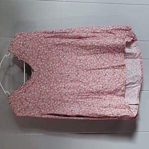 Floral Long Sleeve Woman's Blouse